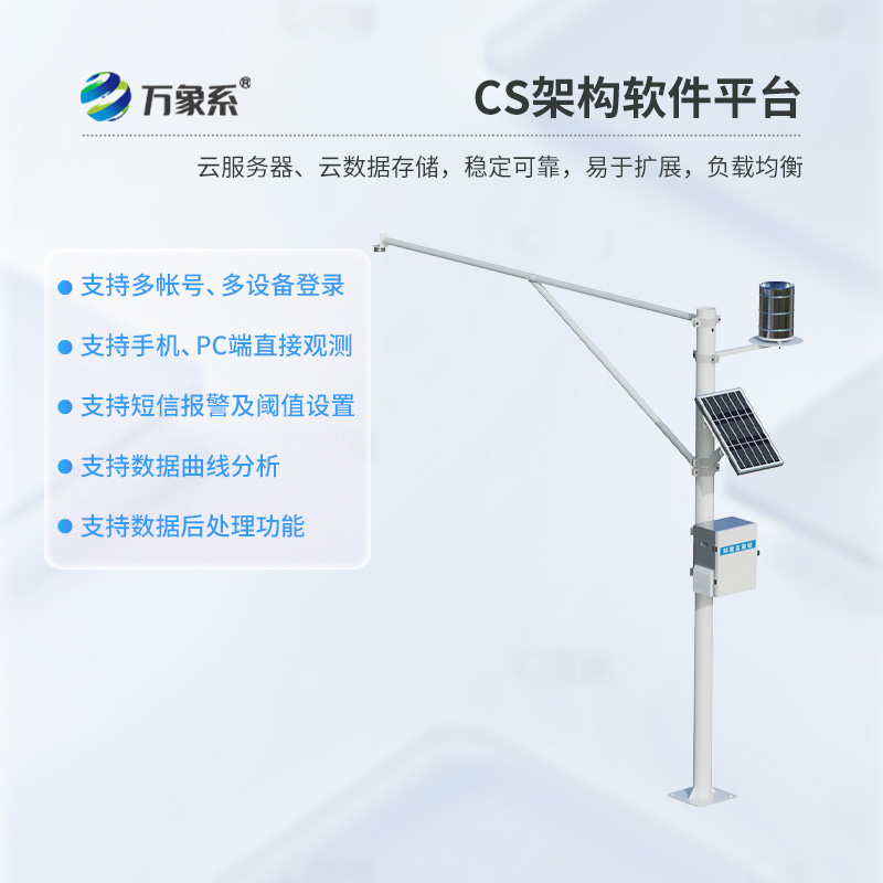 野外在線(xiàn)雷達(dá)雨量水位監(jiān)測(cè)站